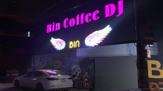 Cơ sở kinh doanh cà phê, nước giải khát, âm nhạc Bin Coffee DJ ở tổ dân phố My Điền, thị trấn Nếnh, huyện Việt Yên.