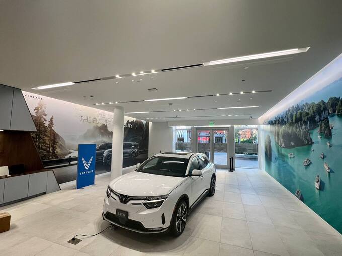 Hứa hẹn là nơi trưng bày, giới thiệu và bán các sản phẩm ô tô điện VinFast tới tận tay người tiêu dùng Mỹ