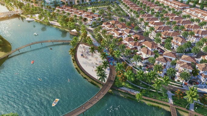 Sun Riverside Village - “Dự án có kiến trúc cảnh quan hàng đầu Việt Nam (Landscape Architecture Vietnam)”. Ảnh phối cảnh minh họa