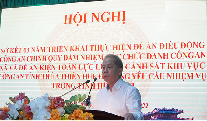Phó Bí thư Thường trực Tỉnh ủy Phan Ngọc Thọ phát biểu chỉ đạo tại hội nghị