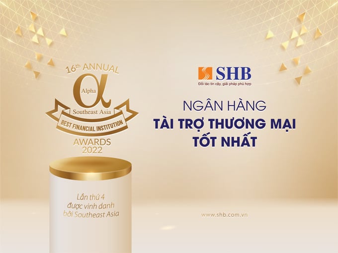 Đây là năm thứ 4 liên tiếp, SHB đón nhận giải thưởng này, qua đó góp phần khẳng định uy tín, chất lượng dịch vụ và vị thế một trong những ngân hàng tài trợ thương mại hàng đầu Việt Nam của SHB