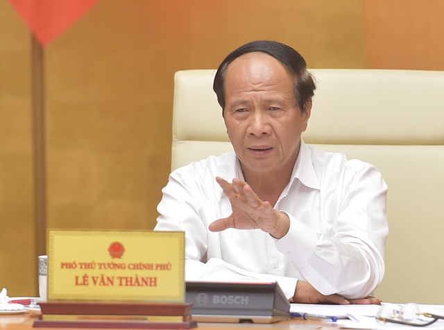 Phó Thủ tướng Lê Văn Thành: Kết quả giải ngân tại các bộ, ngành, địa phương là chưa đạt yêu cầu (hơn 22% tính đến hết tháng 7/2022), còn thấp hơn bình quân chung cả nước - Ảnh: VGP/Đức Tuân
