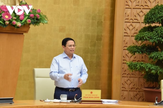 Thủ tướng Phạm Minh Chính phát biểu tại phiên họp