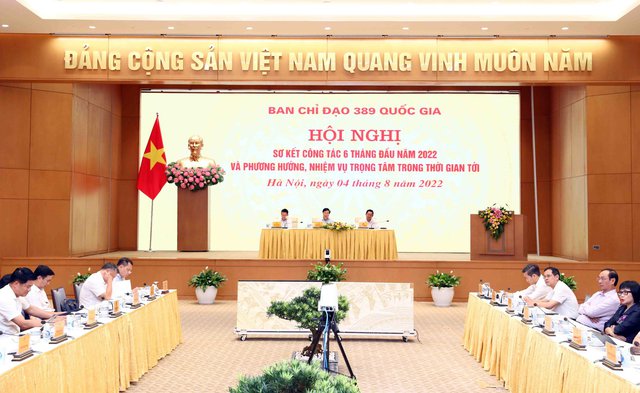 Các đại biểu tham gia tại điểm cầu Chính phủ - Ảnh: VGP/Lê Sơn