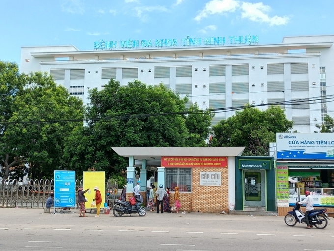 Bệnh viện Đa khoa tỉnh Ninh Thuận (Ảnh: Đoàn Sĩ)