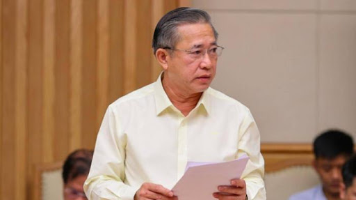 Ông Phạm Văn Tài-Tổng GĐ Thaco trình bày kiến nghị (Ảnh:Cổng thông tin Chính phủ)