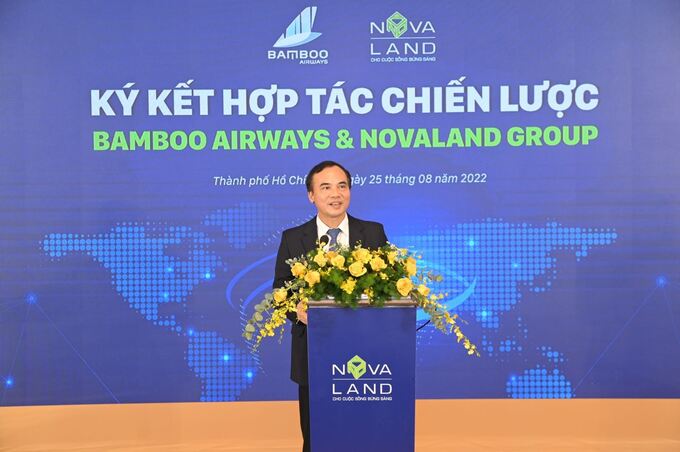Ông Nguyễn Mạnh Quân - Thành viên HĐQT, TGĐ Bamboo Airways, chia sẻ về thỏa thuận hợp tác giữa hai đơn vị.