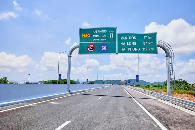 Công trình hoàn thành sẽ kết nối đồng bộ với cao tốc Vân Đồn - Hạ Long - Hải Phòng - Hà Nội - Lào Cai đang được khai thác, tạo thành tuyến cao tốc dài nhất Việt Nam với gần 600 km