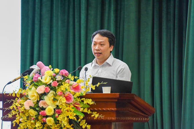 Thứ trưởng Bộ Thông tin và Truyền thông Nguyễn Huy Dũng phát biểu.