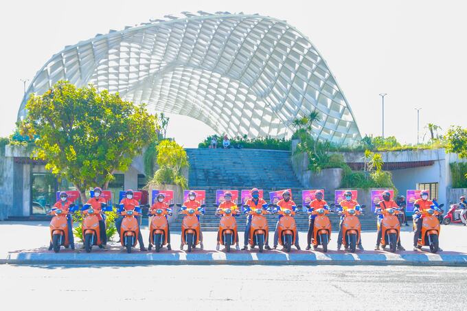 Lễ ra quân của 100 lái xe dịch vụ AhaFast đã chính thức diễn ra tại thành phố Đà Nẵng