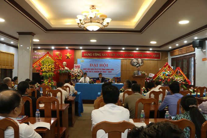 Đại hội Hiệp hội Vận tải Ô tô tỉnh Lạng Sơn diễn ra tại TP Lạng Sơn