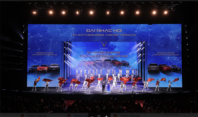 Sự kiện ra mắt Cộng đồng VinFast toàn cầu phía Bắc được tổ chức ngày 7/10/2022 tại Trung tâm Hội nghị Quốc gia Việt Nam