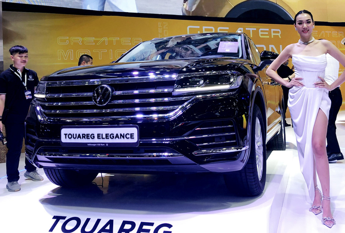 Volkswagen Việt Nam cho ra mắt Touareg hoàn toàn mới tại triển lãm. Ảnh: Lê Hoàng