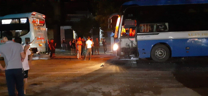 Hiện trường vụ tai nạn liên hoàn tại Hà Giang