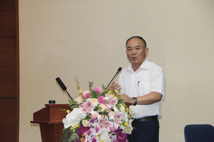 Ông Phan Thanh Uy chia sẻ tại tọa đàm.