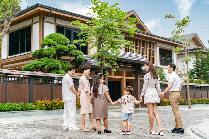 Sun Onsen Village - Limited Edition tái hiện kiến trúc Wabi Sabi trong từng căn biệt thự. Ảnh Sun Property
