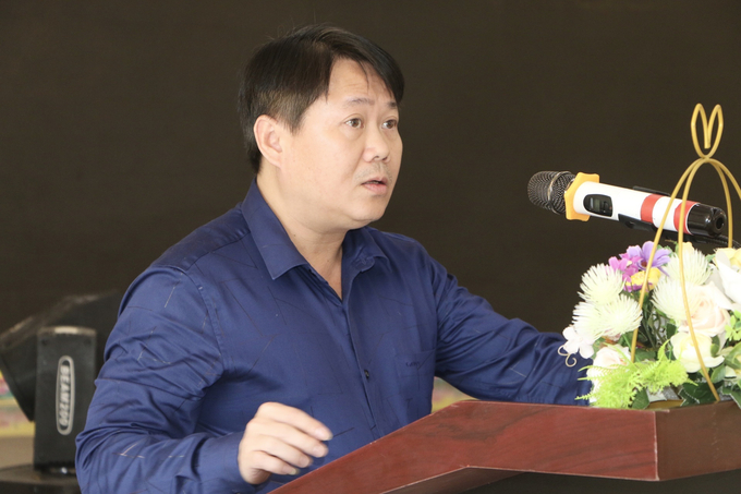 Phó Giám độc Sở GTVT Lạng Sơn Phạm Ngọc Huy phát biểu