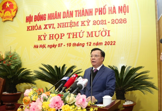 Ủy viên Bộ Chính trị, Bí thư Thành ủy Hà Nội Đinh Tiến Dũng