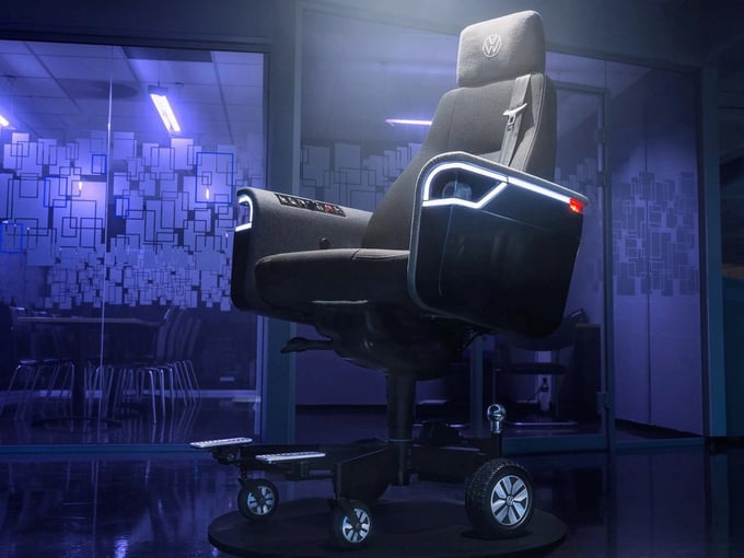 Chiếc ghế mang lại cảm giác như ngồi trên xe điện Volkswagen