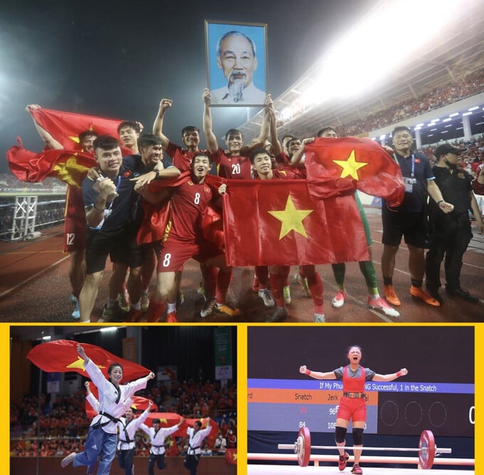 Các vận động viên Việt Nam giành nhiều chiến thắng vang dội tại đấu trường SEA Games 31