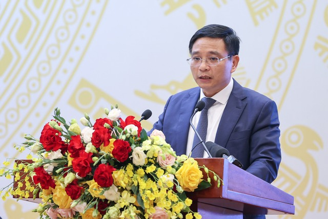 Bộ trưởng Bộ GTVT Nguyễn Văn Thắng tại Hội nghị