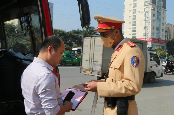 Tài xế xe Ngọc Cường chạy tuyến Hà Nội - Hà Giang bị xử phạt