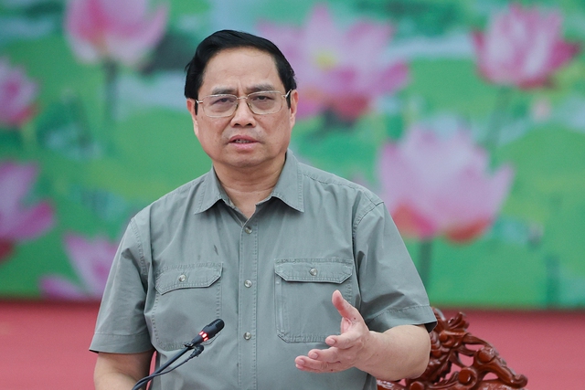 Thủ tướng Phạm Minh Chính: Làm bằng được 544 km cao tốc, quyết tâm thay đổi hệ thống giao thông ĐBSCL trong nhiệm kỳ này - Ảnh: VGP/Nhật Bắc