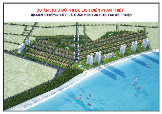 Dự án Luxury Aparment Tower có các tòa cao ốc ven biển đã bị UBND tỉnh Bình Thuận thu hồi chủ trương đầu tư, thu hồi quyết định cho chuyển đổi mục đích sử dụng đất