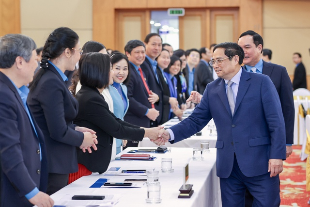 Thủ tướng Phạm Minh Chính chủ trì Hội nghị đánh giá kết quả thực hiện Quy chế về mối quan hệ công tác giữa Chính phủ và Tổng Liên đoàn Lao động Việt Nam