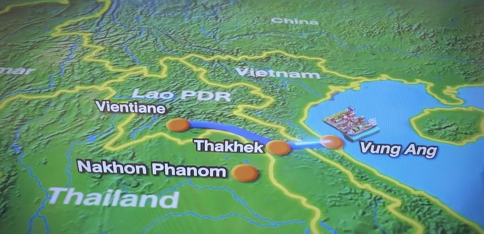 Tuyến đường sắt này sẽ kết nối Viêng Chăn tới cảng Vũng Áng, kết nối với tuyến đường sắt Lào - Trung Quốc, kỳ vọng sẽ tạo ra tuyến vận tải hàng hóa mở rộng đến Bắc Lào và Nam Trung Quốc