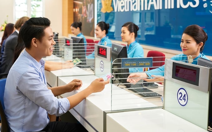 Khách hàng mua vé Phổ thông linh hoạt hoặc Phổ thông tiêu chuẩn sẽ được Vietnam Airlines nâng hạng Thương gia miễn phí