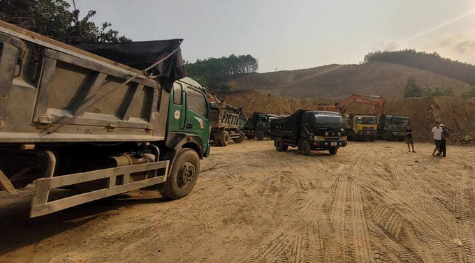 Toàn tỉnh Hà Tĩnh có 28 mỏ đã được phép khai thác phục vụ dự án cao tốc Bắc - Nam
