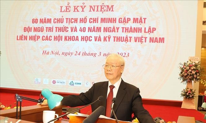 Tổng Bí thư Nguyễn Phú Trọng phát biểu.
