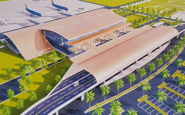 Mô hình sân bay Quảng Trị trong tương lai.