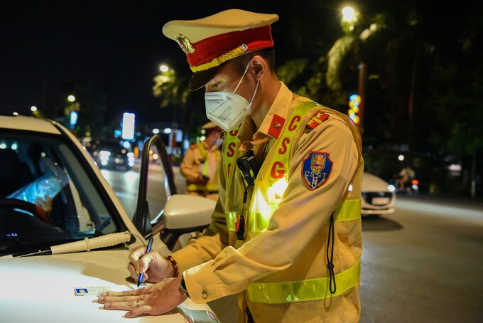 Trong nghỉ lễ, công an tỉnh Bắc Ninh đã lập biên bản 759 trường hợp vi phạm về trật tự ATGT