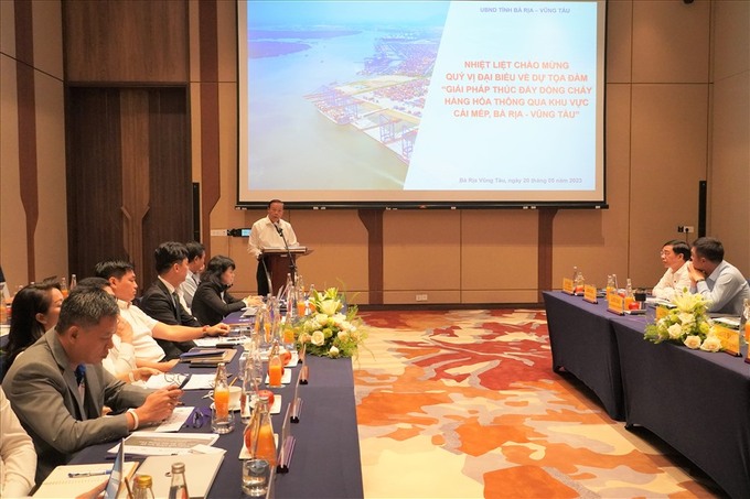 Tọa đàm giải pháp thúc đẩy dòng chảy hàng hóa thông qua khu vực cảng Cái Mép, Bà Rịa - Vũng Tàu