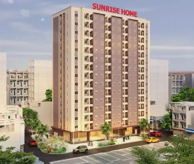 Các căn hộ trong dự án Sunrise Home diện tích từ 40m2 đến 59m2 với thiết kế từ 1 đến 2 phòng ngủ.