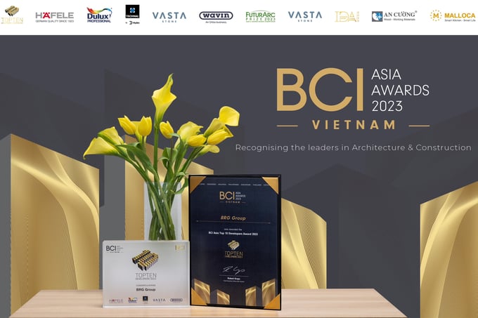Tập đoàn BRG lần thứ năm được vinh danh “Top 10 Chủ đầu tư hàng đầu” tại lễ trao giải BCI Asia Awards 2023