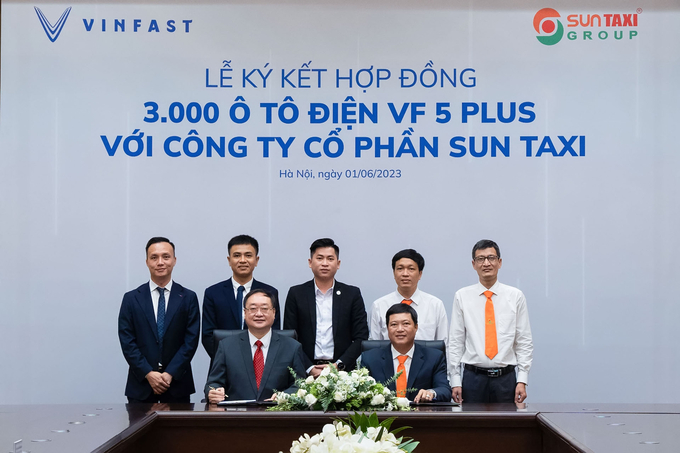 Dự kiến, đến năm 2025, toàn bộ 3.000 ô tô điện VinFast trong dàn xe của Sun Taxi sẽ lăn bánh trên khắp Việt Nam