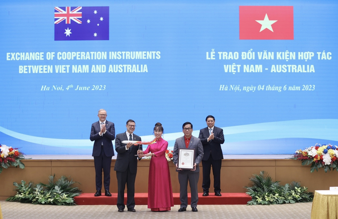 Thủ tướng hai nước Việt Nam và Úc chứng kiến lễ công bố đường bay thẳng TP. Hồ Chí Minh -Brisbane (Úc) của hãng hành không Vietjet