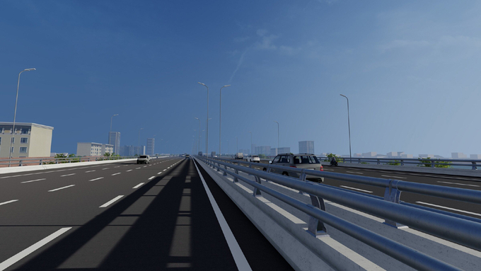 Dự án có 6 nút giao lớn, kết nối cao tốc Bến Lức - Long Thành, Long Thành - Dầu Giây, Tân Vạn, TP HCM - Trung Lương, Bình Chuẩn và Tỉnh lộ 10.