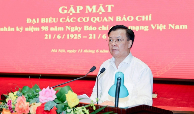 Bí thư Thành ủy Hà Nội Đinh Tiến Dũng cho biết tại cuộc gặp mặt đại biểu các cơ quan báo chí