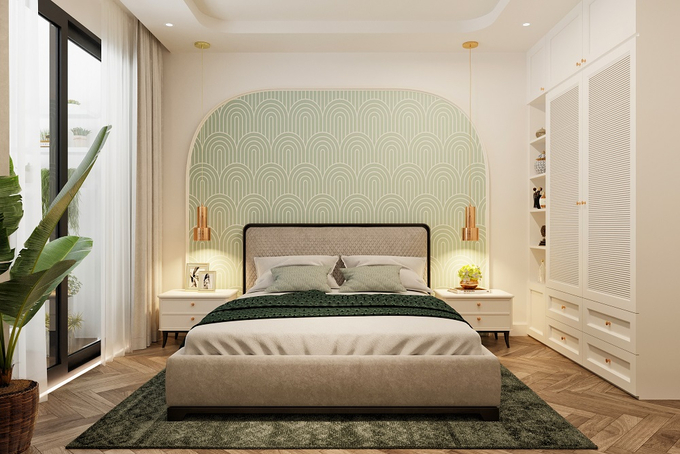   Phòng ngủ được thiết kế theo tiêu chuẩn cao của các căn hộ nghỉ dưỡng, đảm bảo sự riêng tư cũng như yên tĩnh cho tất cả thành viên trong gia đình