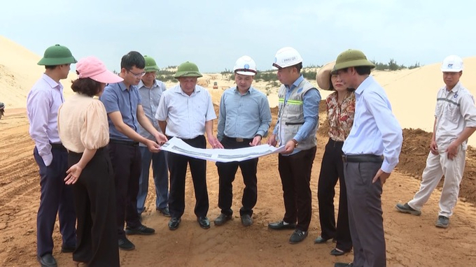 Quảng Bình tập trung giải phóng mặt bằng, đảm bảo tiến độ Dự án Đường ven biển - Cầu Nhật Lệ 3