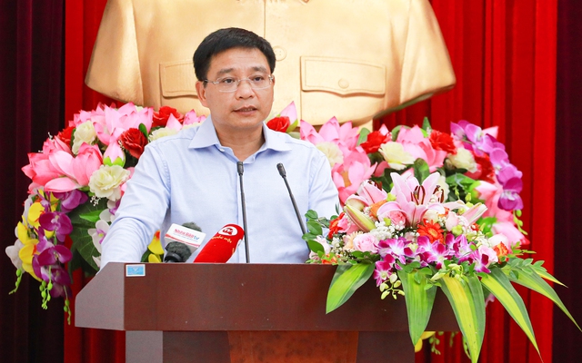 Bộ trưởng GTVT Nguyễn Văn Thắng phát biểu kết luận Hội nghị.