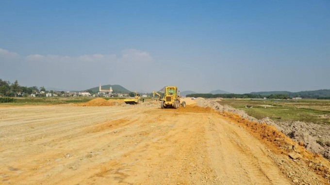 Tiến độ thi công dự án thành phần đầu tư xây dựng đoạn Diễn Châu - Bãi Vọt triển khai thi công rất chậm