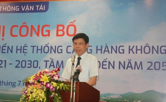 Thứ trưởng Bộ GTVT Lê Anh Tuấn phát biểu tại hội nghị