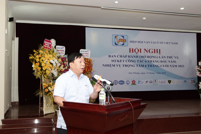 Ông Nguyễn Văn Thọ - Phó chủ tịch UBND TP Hải Phòng phát biểu tại Hội nghị: Ảnh: KHTH