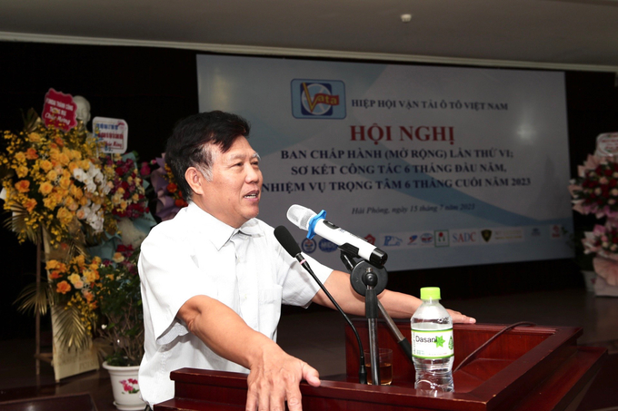 Ông Nguyễn Văn Quyền, Chủ tịch Hiệp hội phát biểu khai mạc hội nghị. Anh: Khúc Hữu Thanh Hải