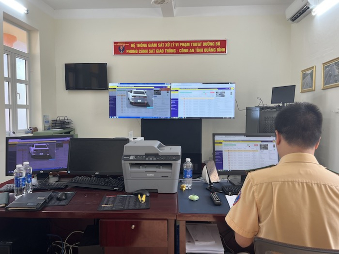 Thông qua hệ thống giám sát, Phòng CSGT Quảng Bình đã phát hiện xử lý hơn 5.000 phương tiện vi phạm.